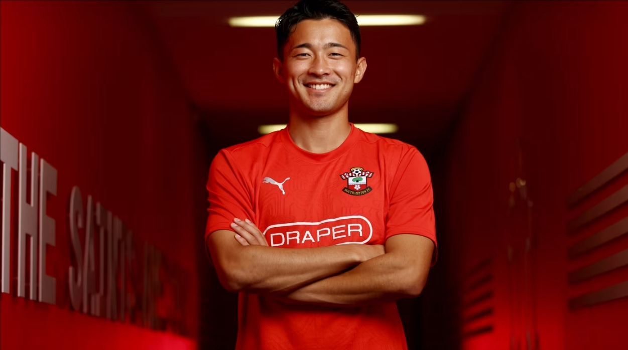 菅原由勢打進圣徒本賽季英超首球，成為第11個英超進球的日本球員